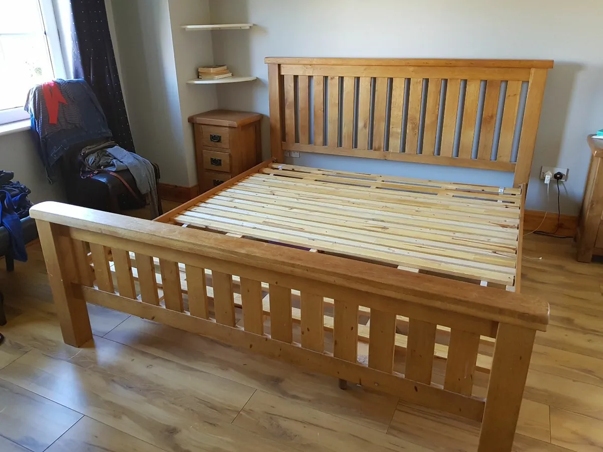 Solid Oak Bed Frame - Image 3