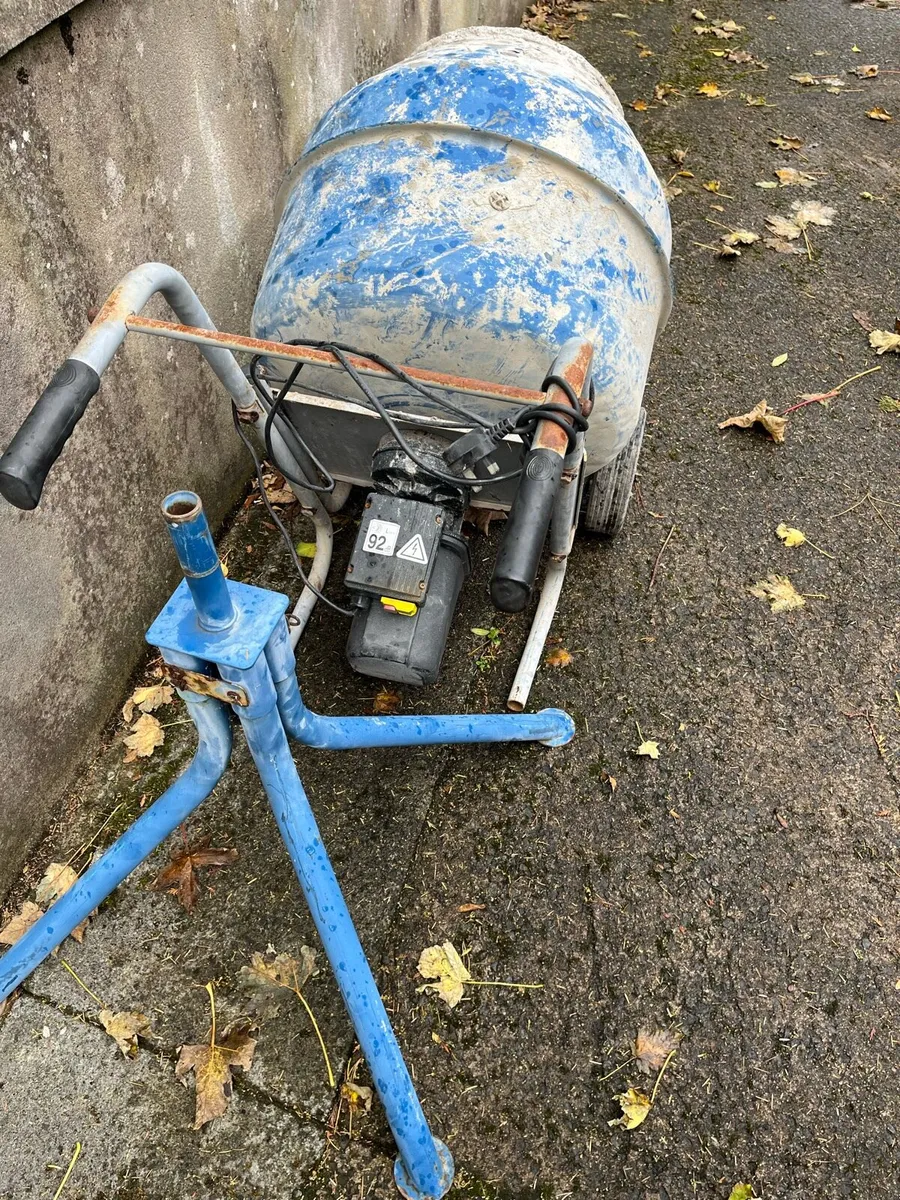 Cement mixer electric - Image 2