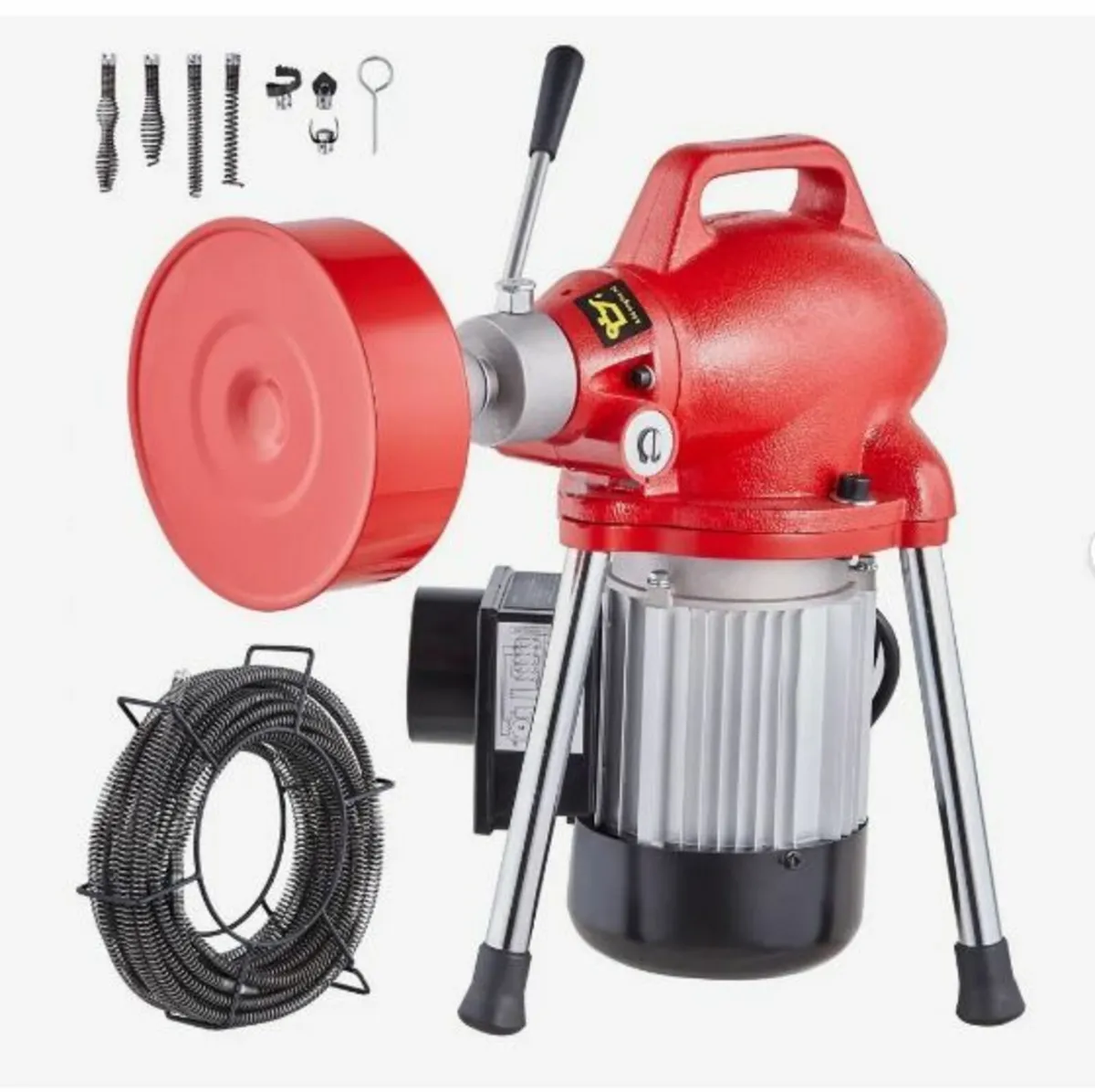 Drain Cleaner Machine 66FT x 5/8 Inch, 250W - Image 1