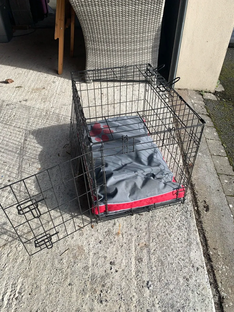 Pet Cage with cushion - Image 1
