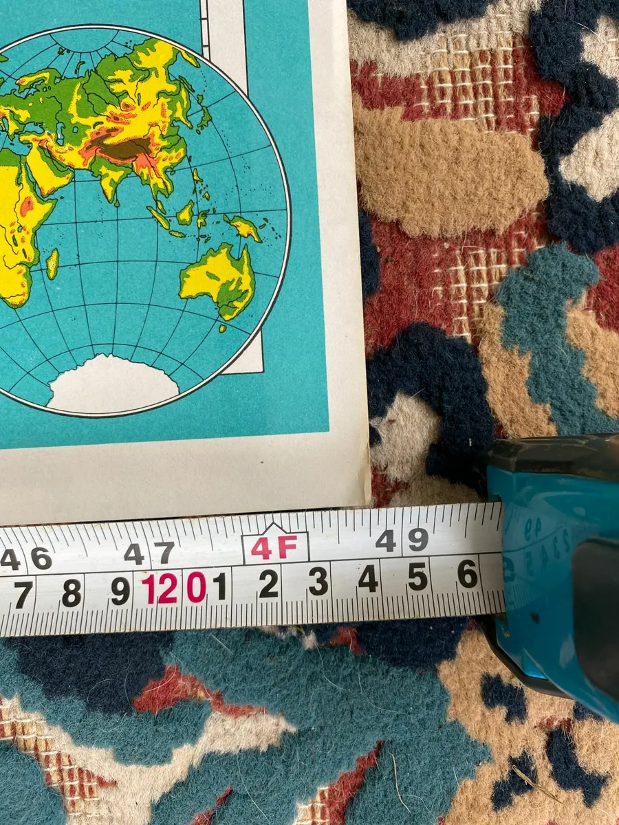 1960s Hammond Map of the World - Image 3