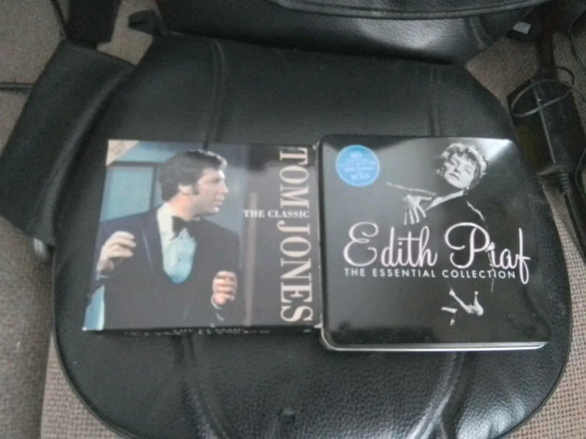Edith Piaf and Tom Jones cd collections