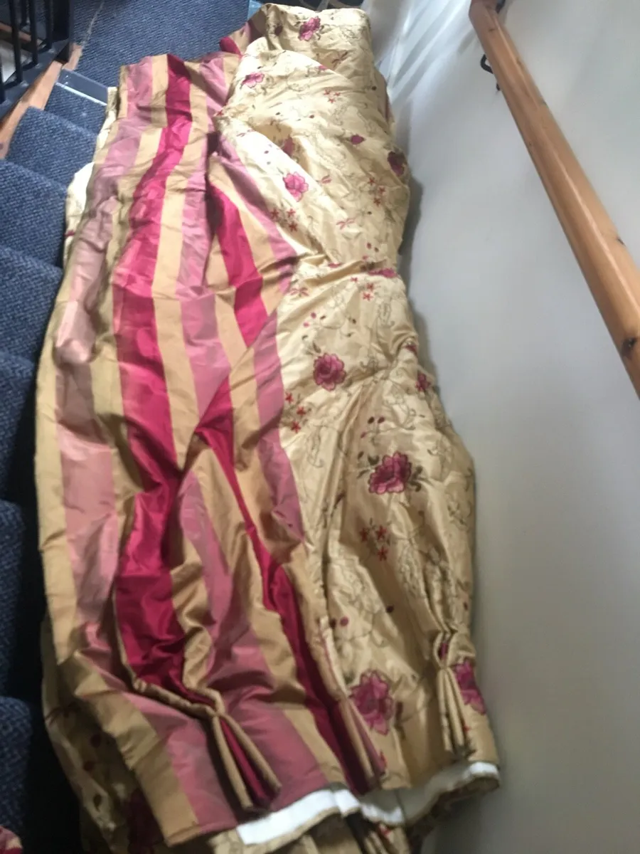 Pair of interlined curtains, 90x90inch , - Image 4