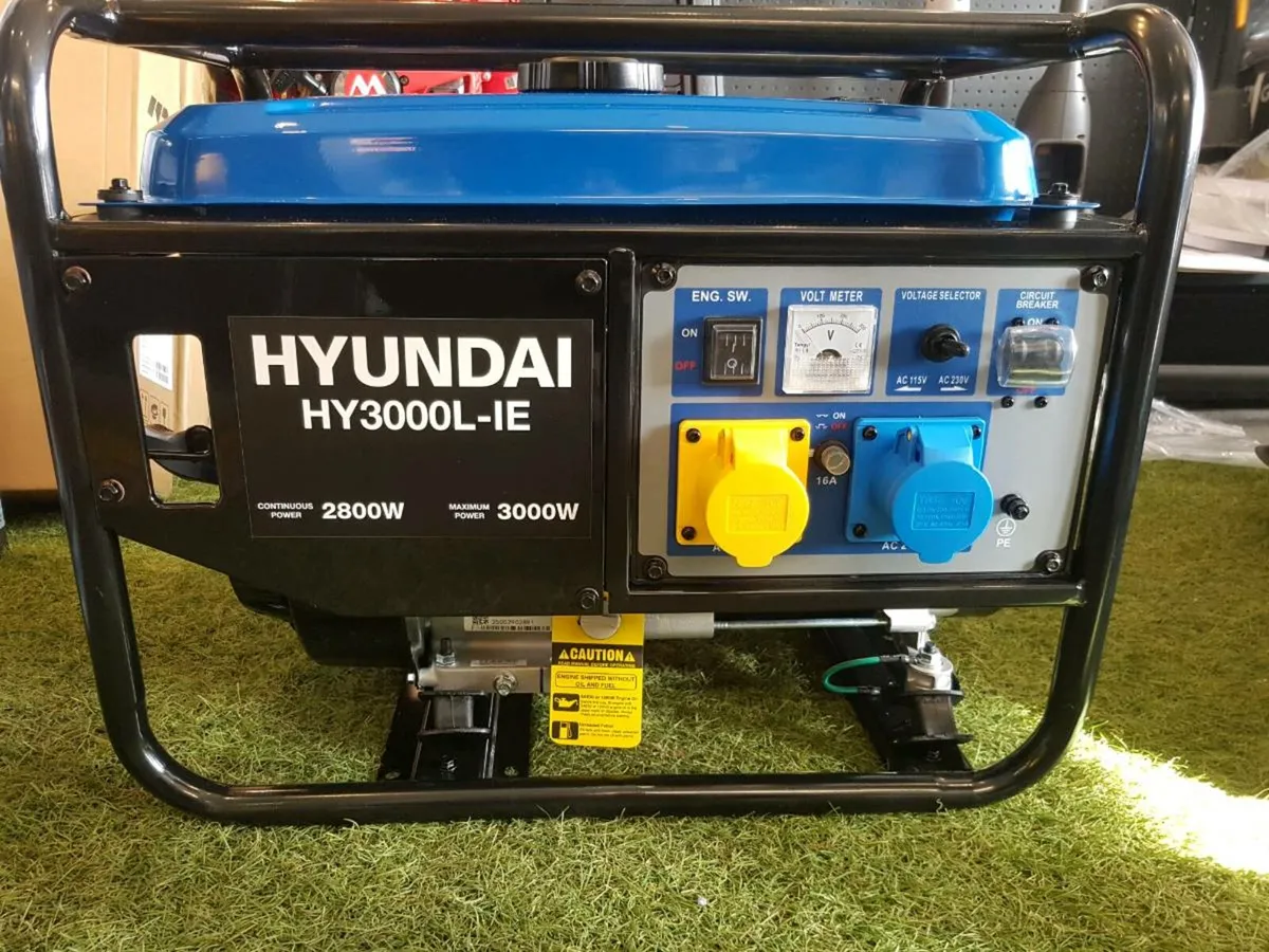 HYUNDAI PETROL GENERATOR FOR SALE - Image 1