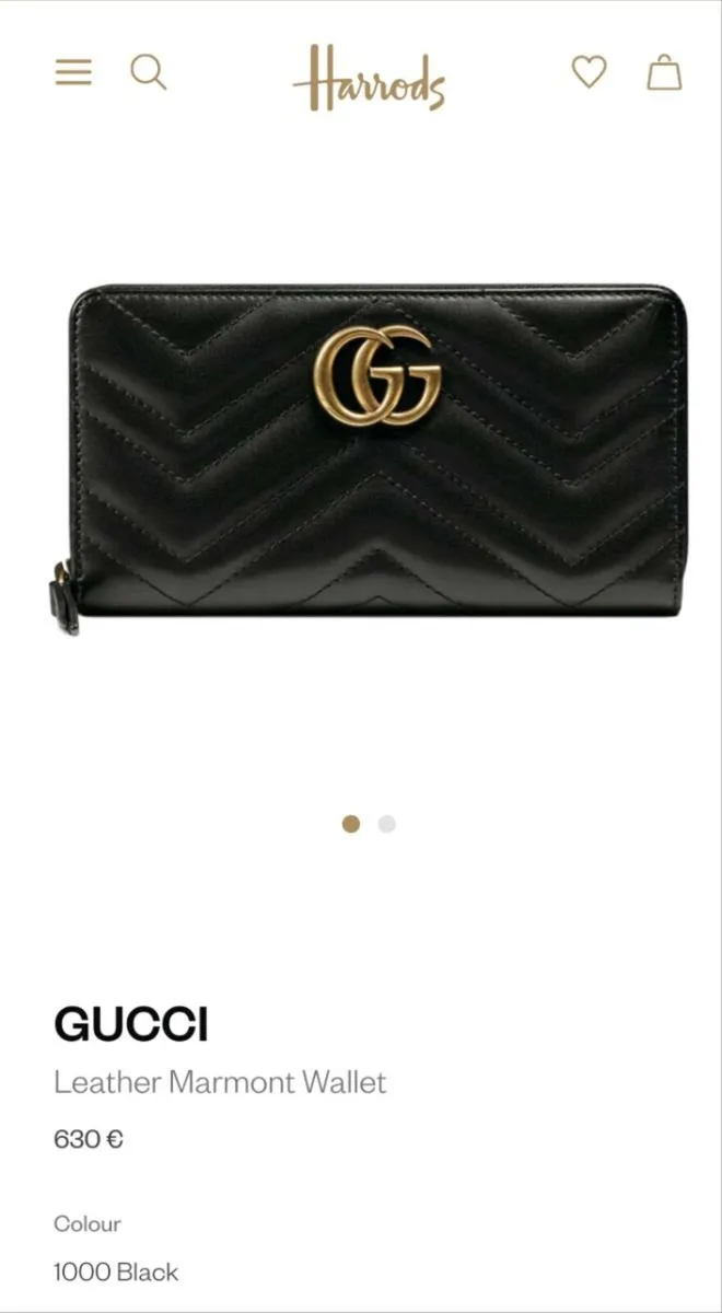 Gucci Marmont Matalasse Leather Long Zipped Wallet - Image 2