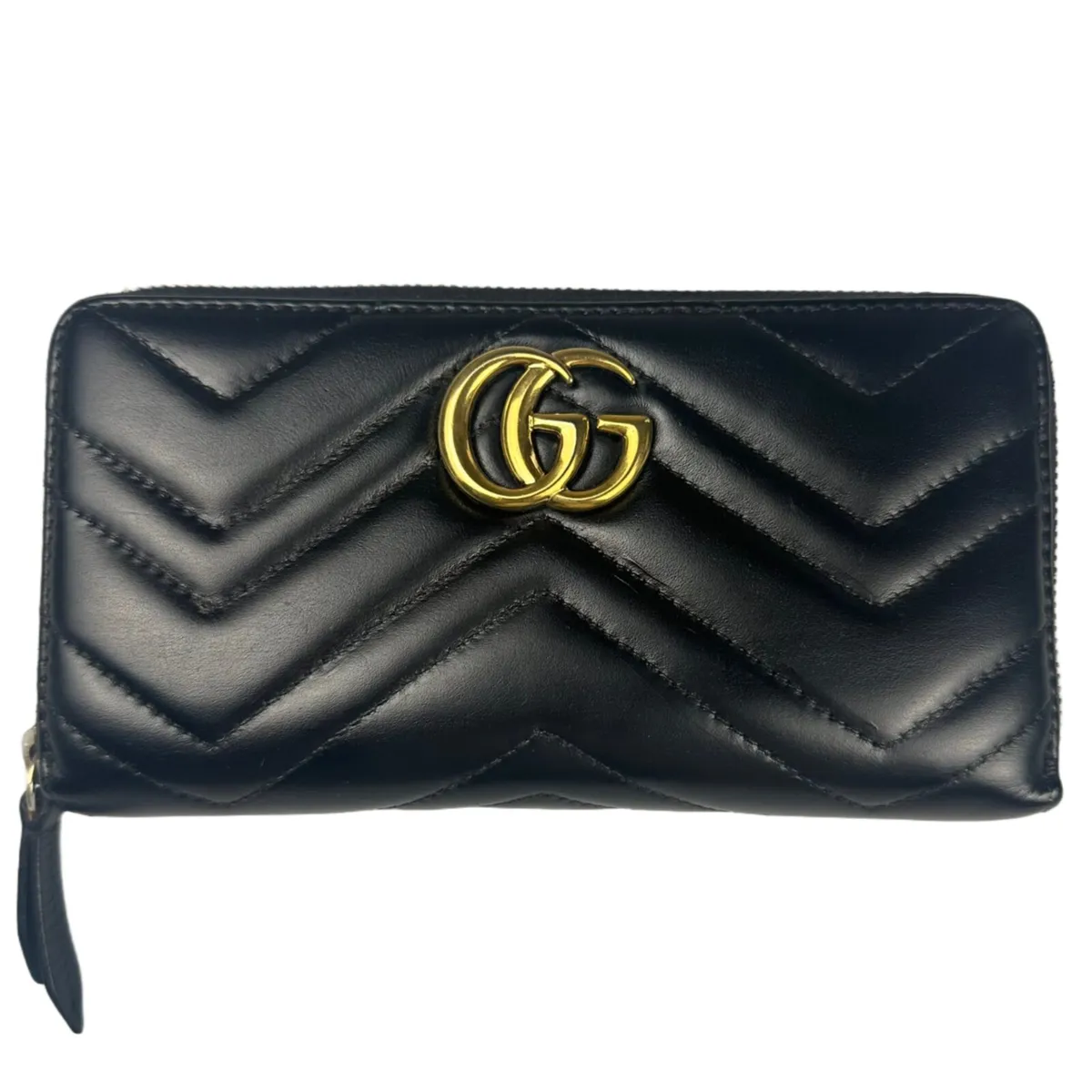 Gucci Marmont Matalasse Leather Long Zipped Wallet - Image 1