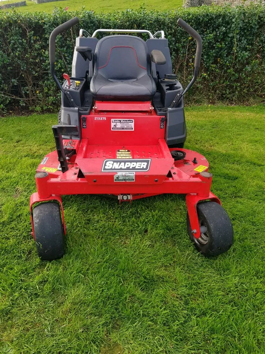 Snapper ztx 275 zero turn lawnmower - Image 2