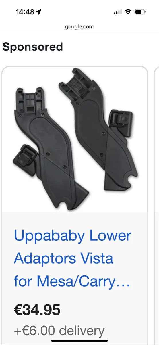 Uppababy buggy adapters - Image 1