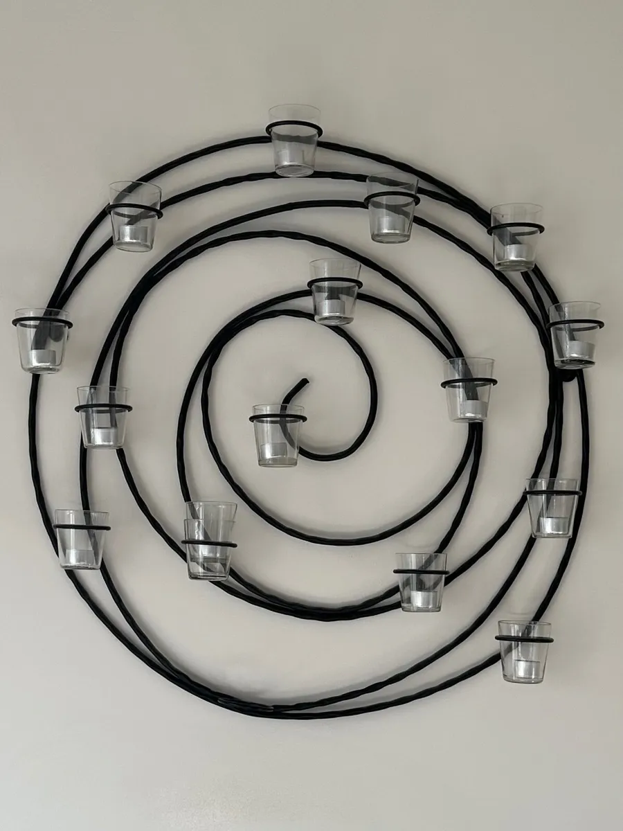 Spiral candle holder wall - Image 2