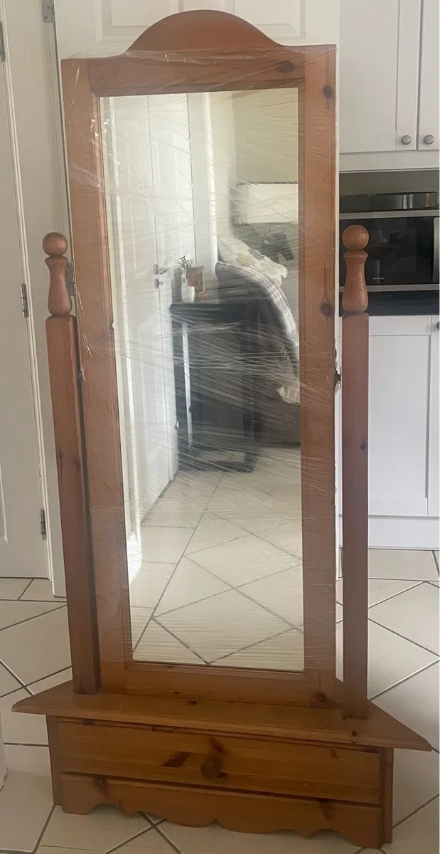 Wooden Dressing Mirror