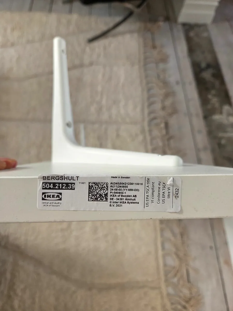 Ikea BERGSHULT Shelf, white - Image 2