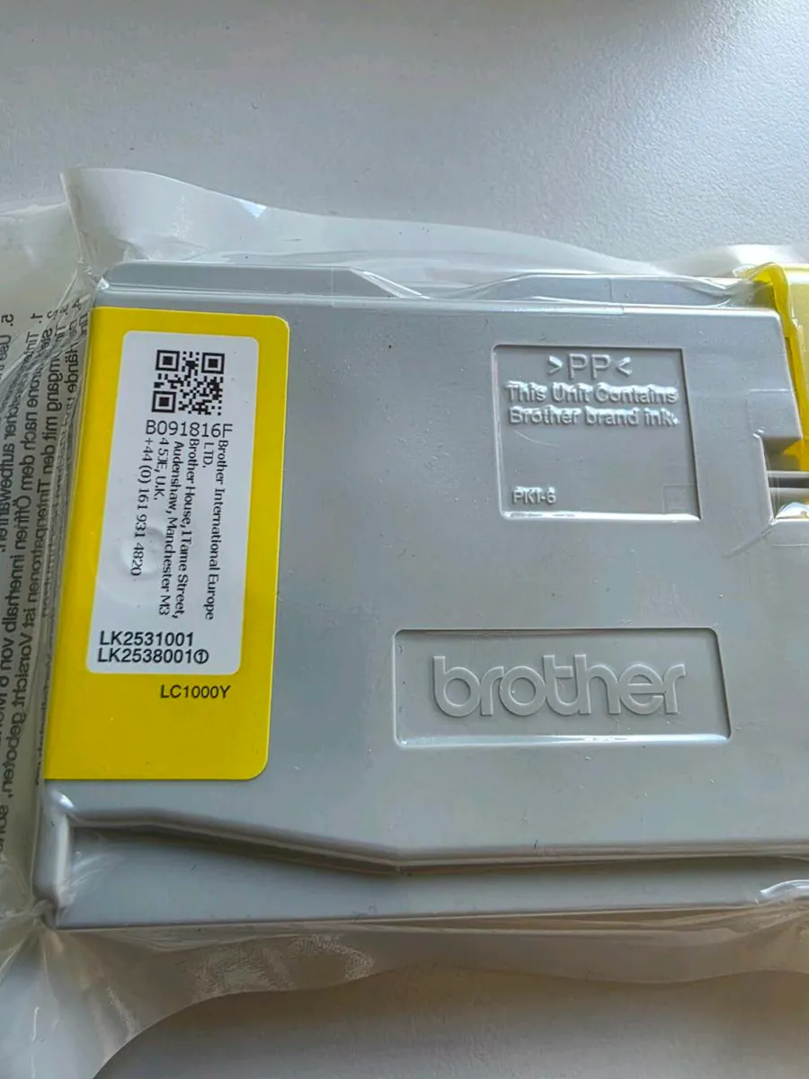Brother LC1000BK ink x3 LC1000Y LC1000C - Image 3