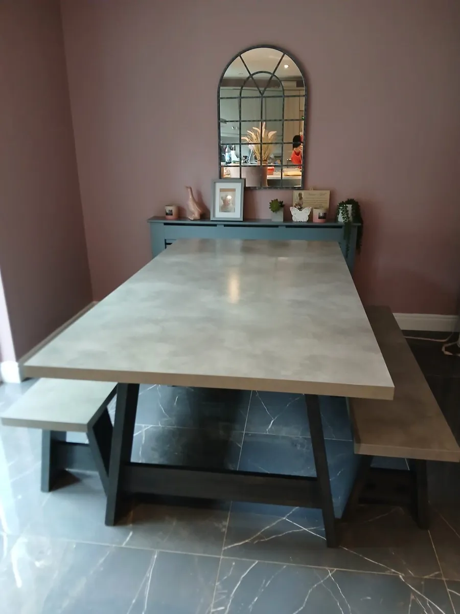 Kitchen Table and benches - Image 1