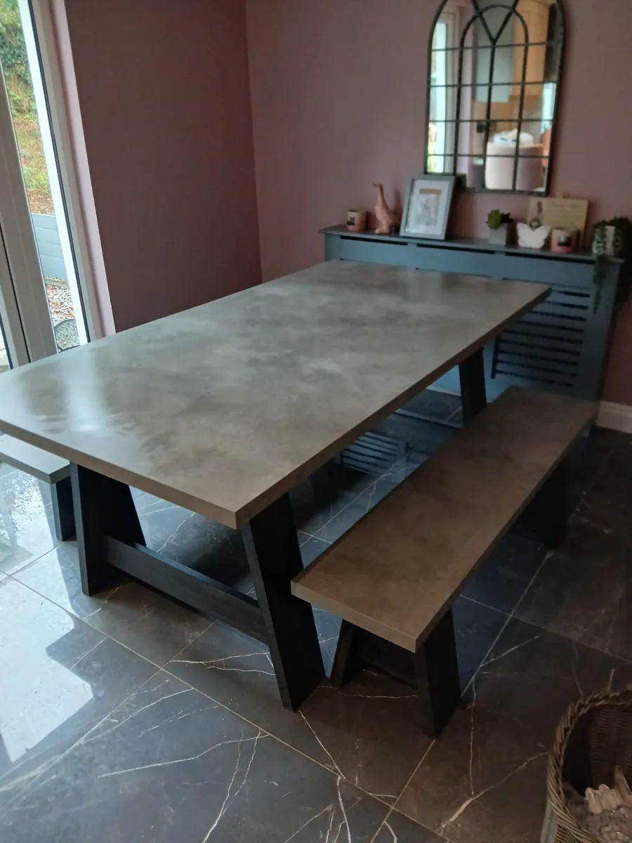 Kitchen Table and benches - Image 2