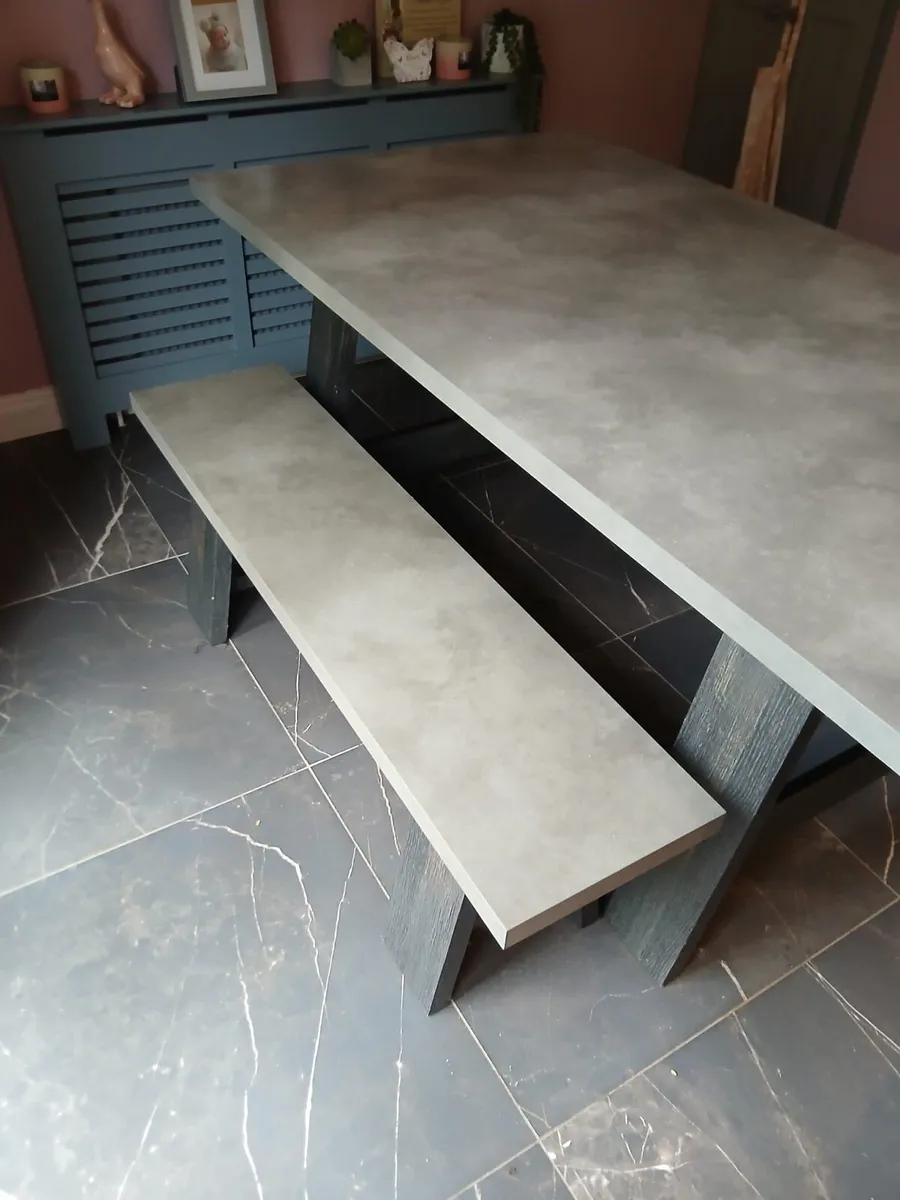 Kitchen Table and benches - Image 3