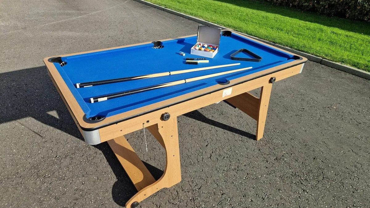 6' POOL TABLE WITH TABLE TENNIS - Image 4