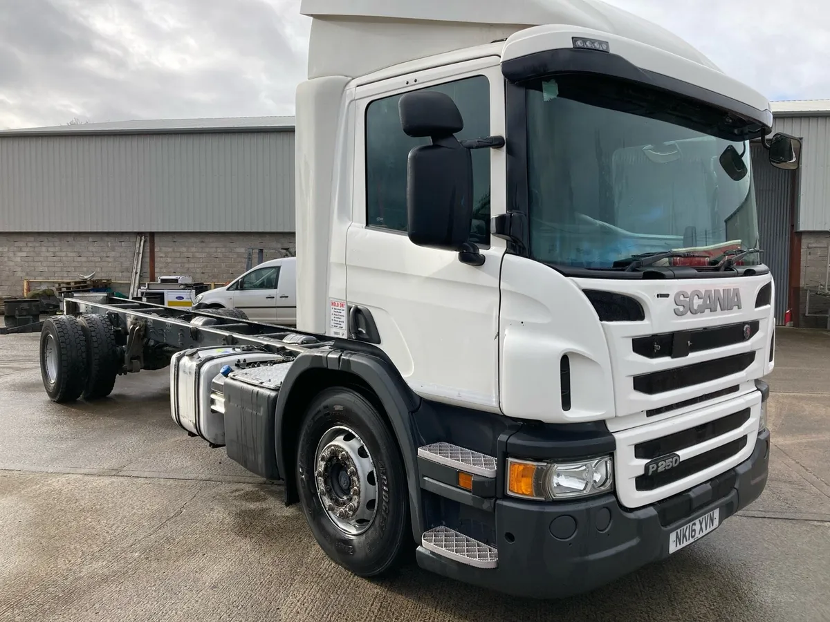 2016 Scania P250 chassis and cab - Image 1