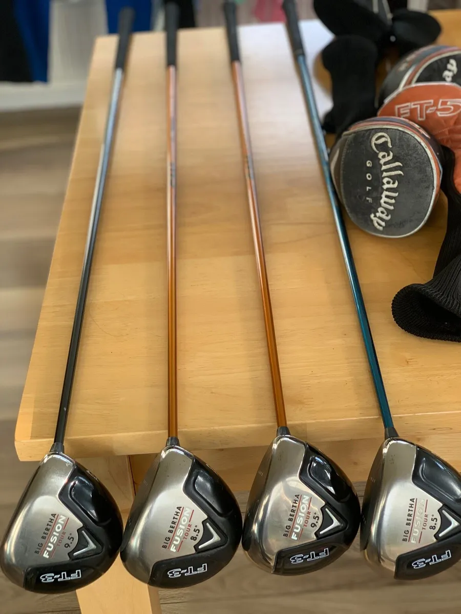 4 Callaway FT-3 Golf Drivers - Image 2