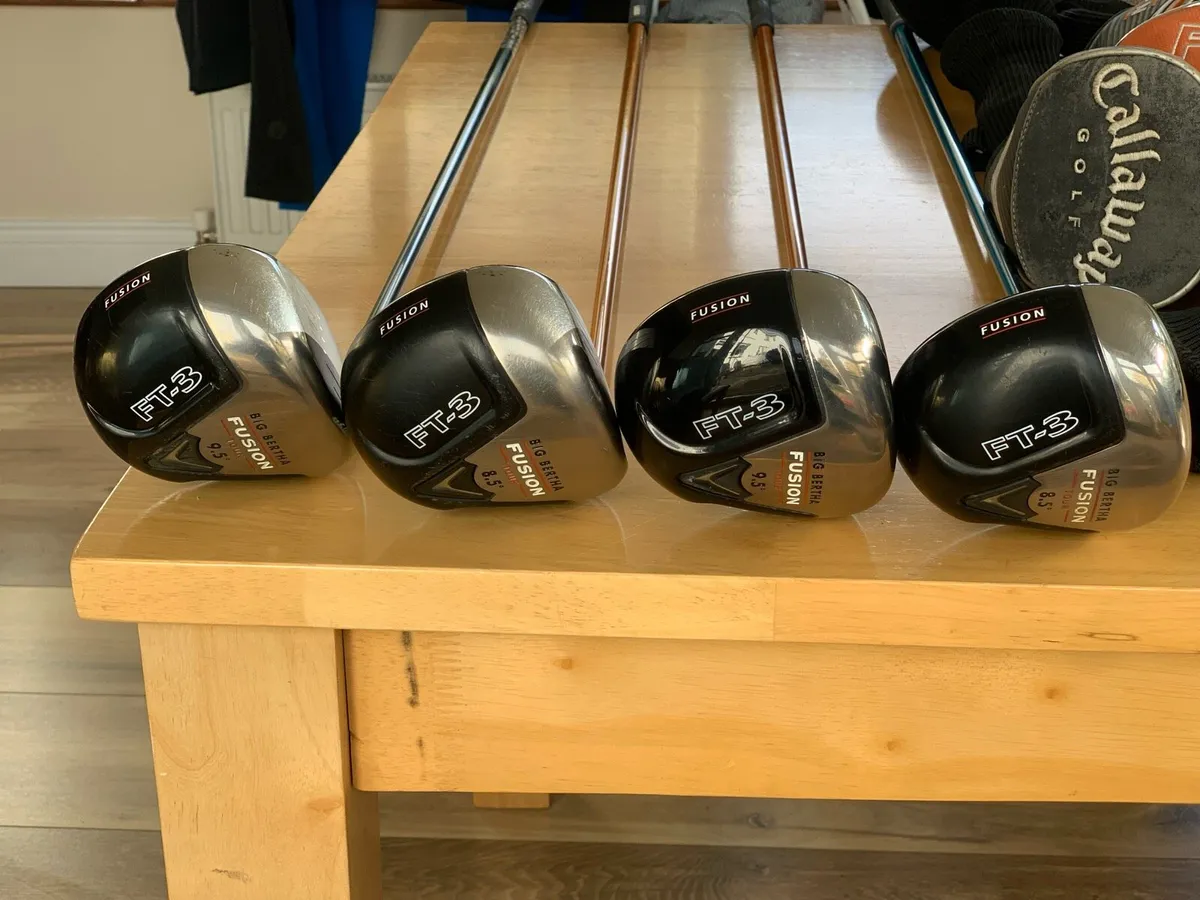 4 Callaway FT-3 Golf Drivers - Image 3
