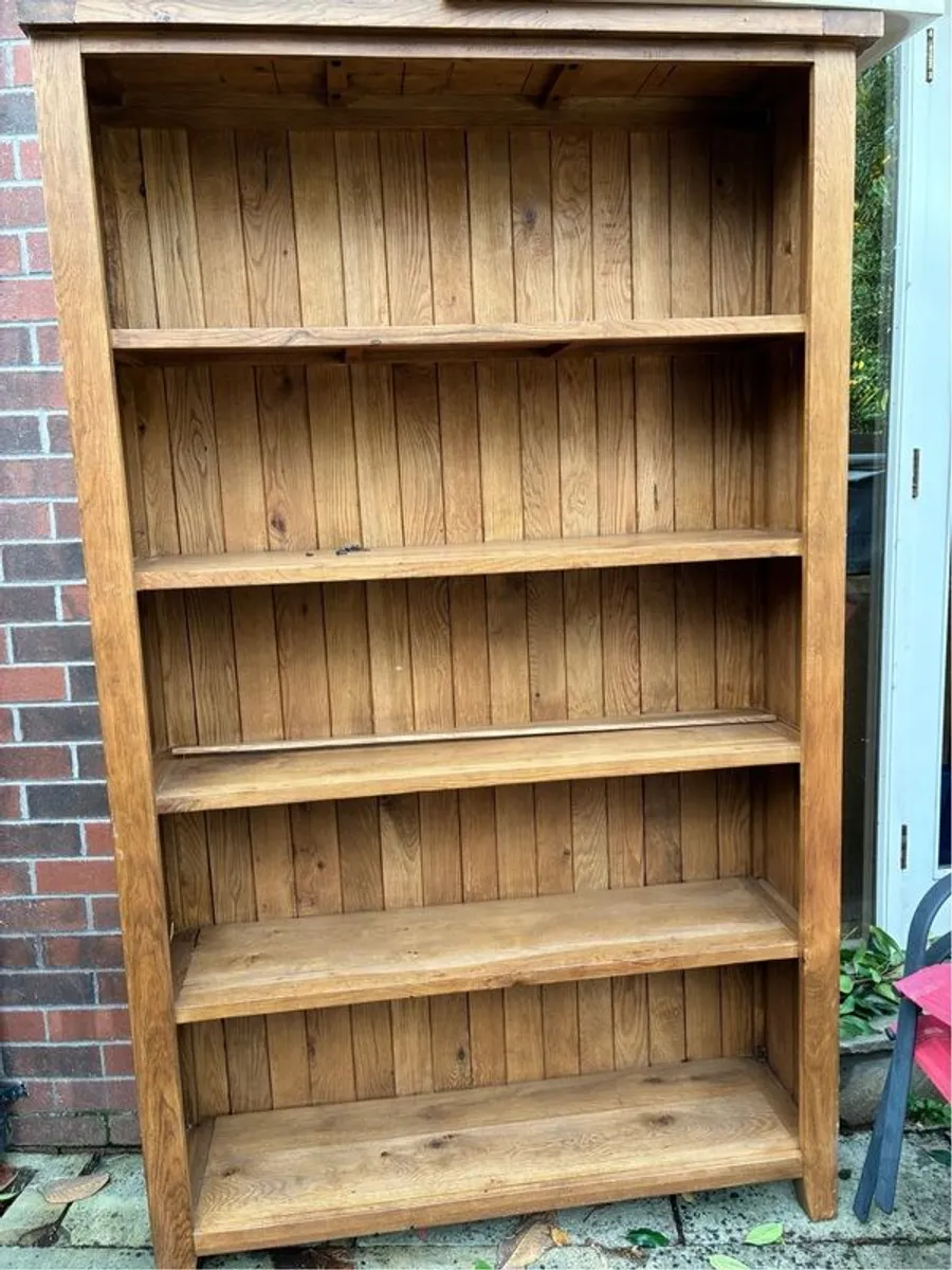 Solid Oak Bookshelf