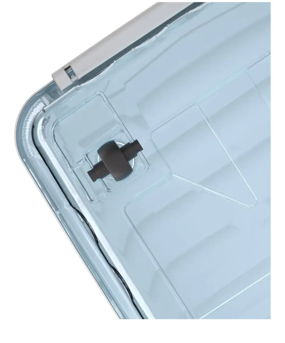 Wheeled Blue Storage Boxes x3 - Image 3