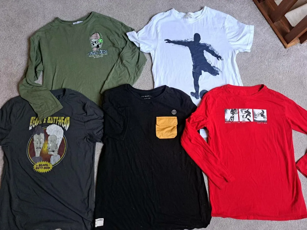 Boys tshirt bundle 13-14 - Image 1