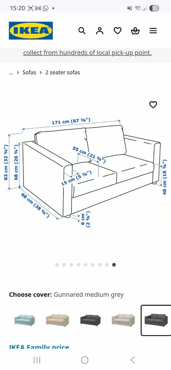 Ikea couch - Image 2