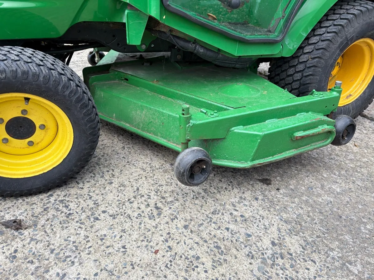 John Deere X748 Ultimate Diesel ride on mower - Image 3