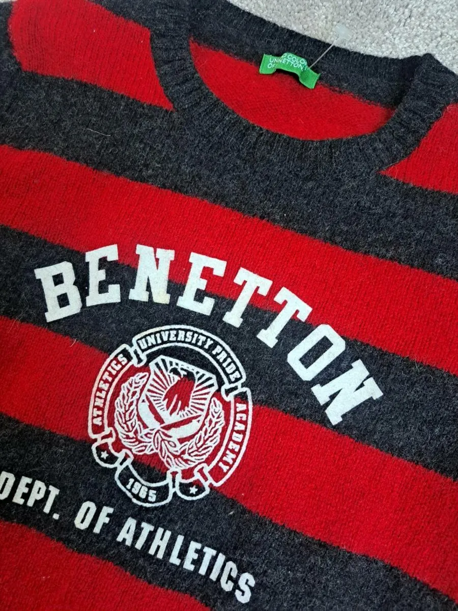 Benetton Christmas  Boys jumper 8-9 - Image 2