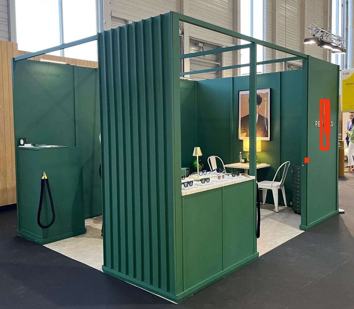 12sqm trade show stand - wood MDF - Image 1