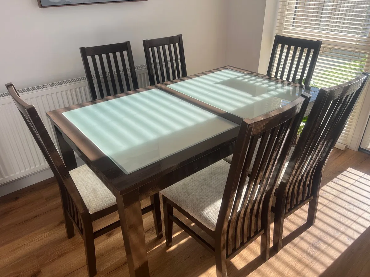 Dinning Table and Chairs - Image 1