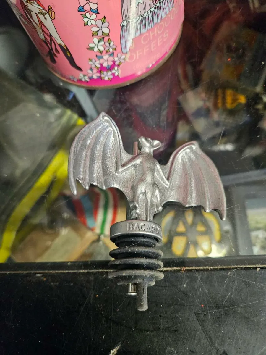 Vintage Bacardi Bottle Stopper - Image 1