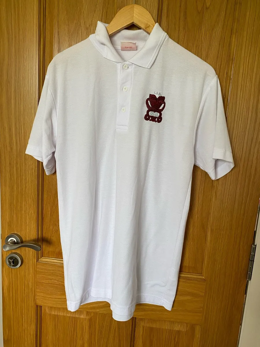 School Shirt ISK Killorglin Polo Shirt with Crest - Image 1