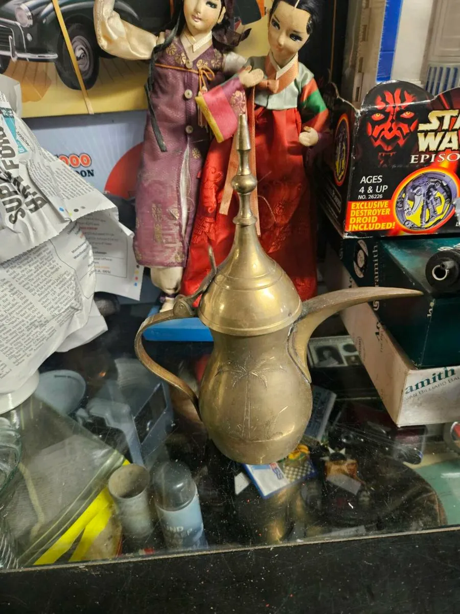 Vintage Brass Tea Pot - Image 3