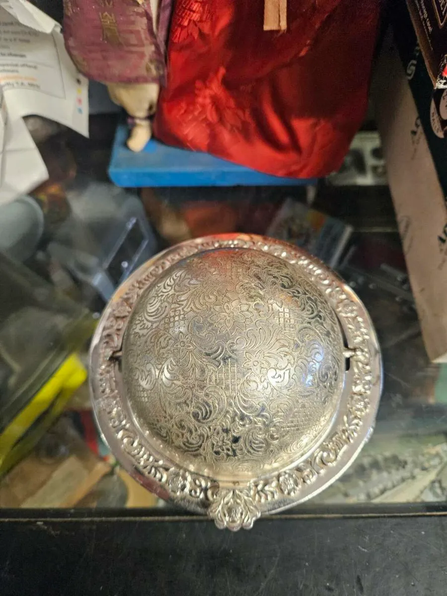 Vintage Silver Plated Dish - Image 3