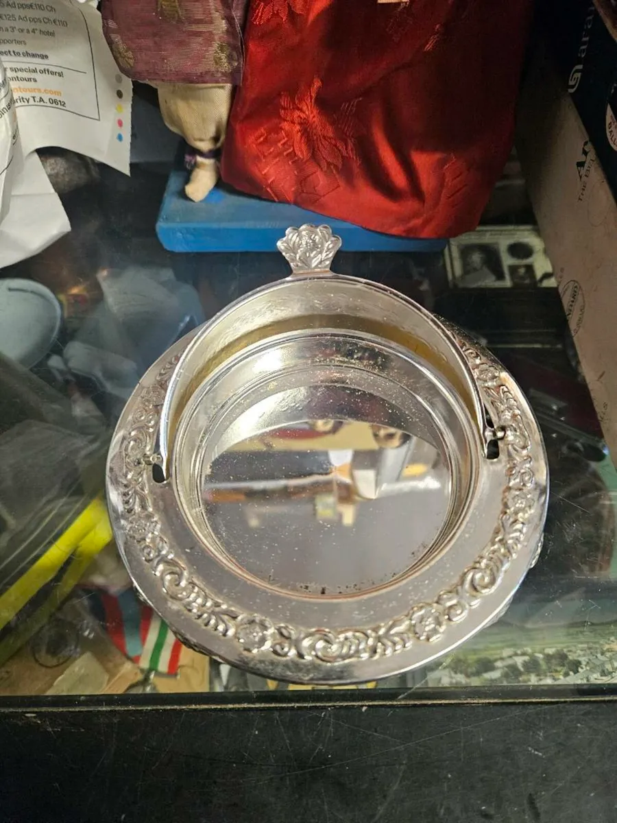 Vintage Silver Plated Dish - Image 4