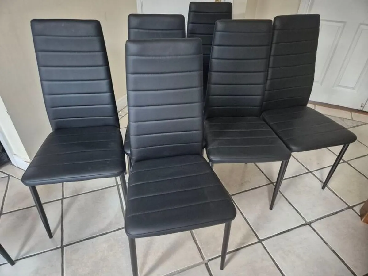 Ix dining chair black - Image 1
