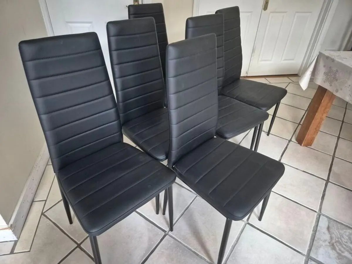 Ix dining chair black - Image 2