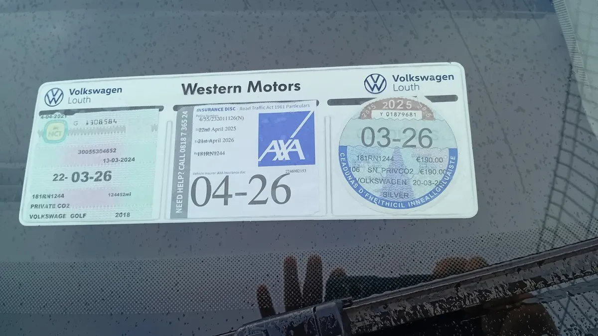 2018 Volkswagen Golf 1.6TDI For Sale. - Image 3