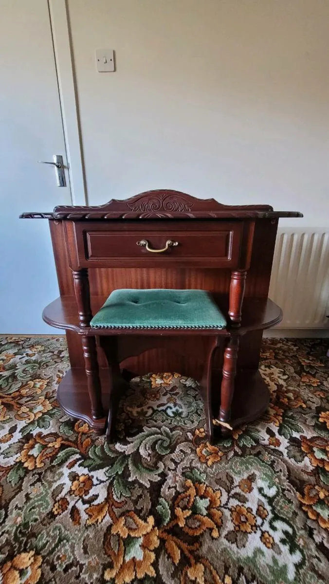 Telephone table and stool - Image 1