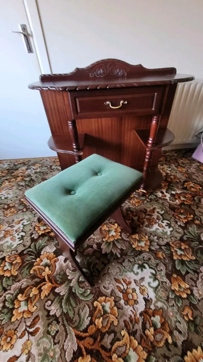 Telephone table and stool - Image 3
