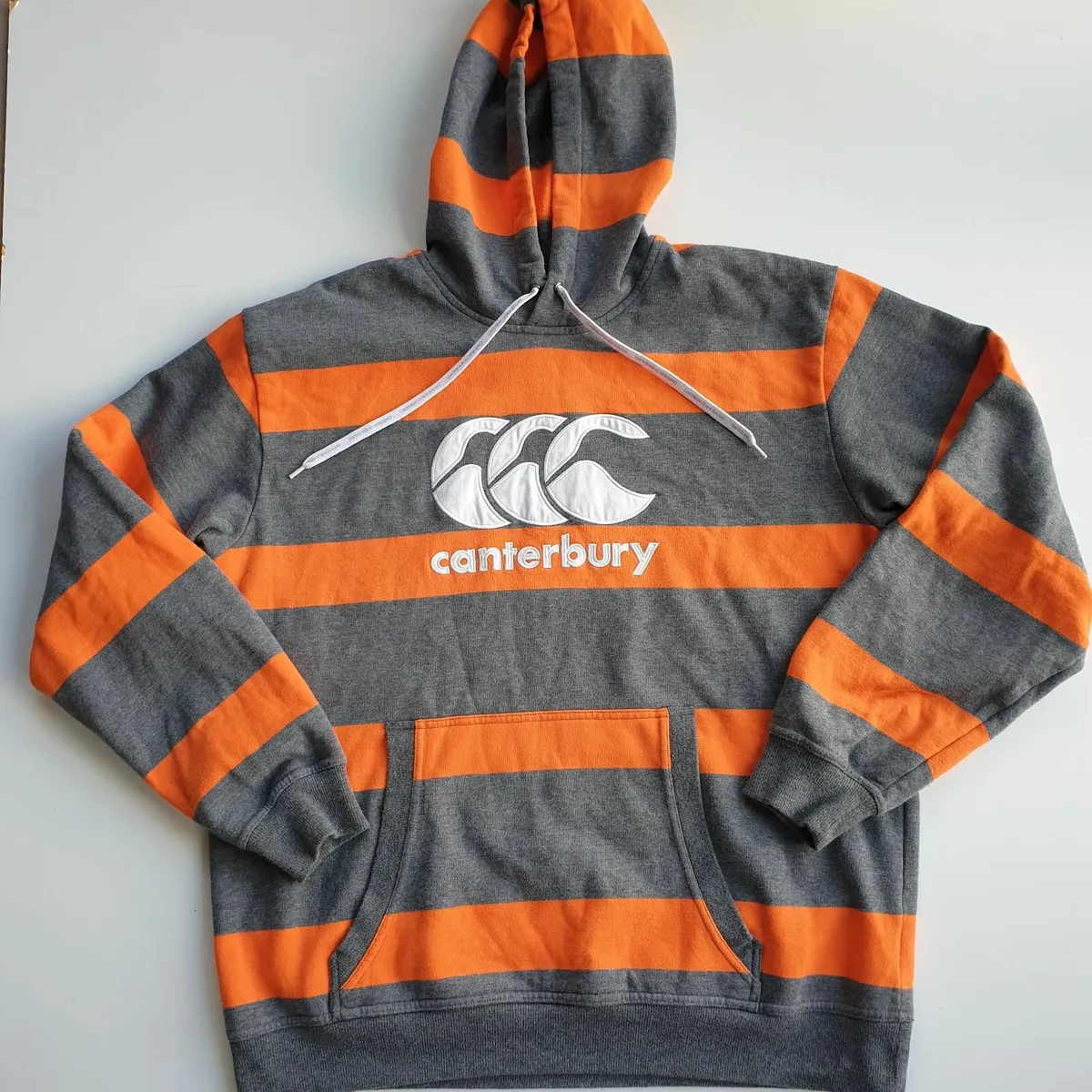 Canterbury stripped hoodie size Large - Image 1