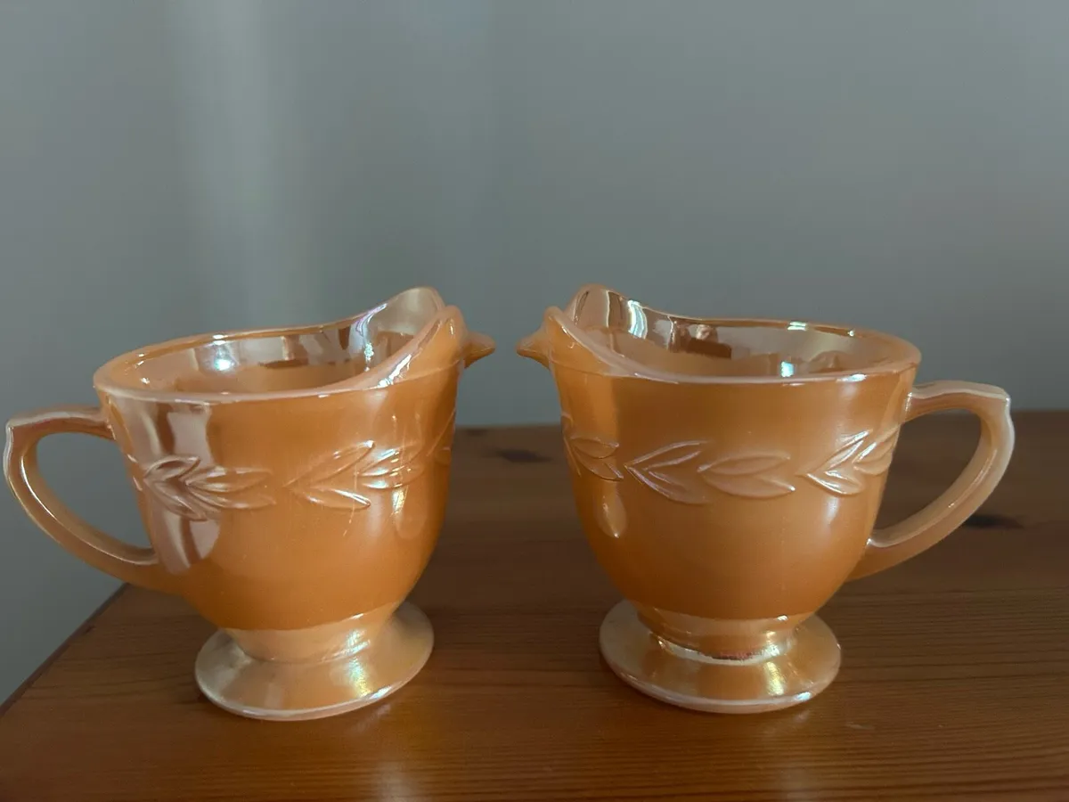 FireKing Tableware-Vintage Peach Lustre - Image 2