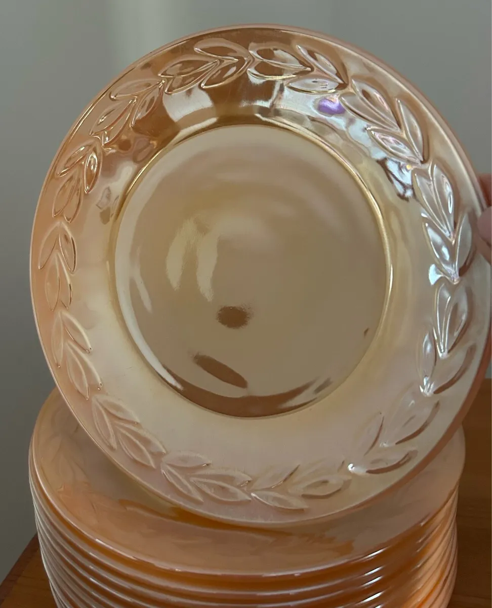 FireKing Tableware-Vintage Peach Lustre - Image 4