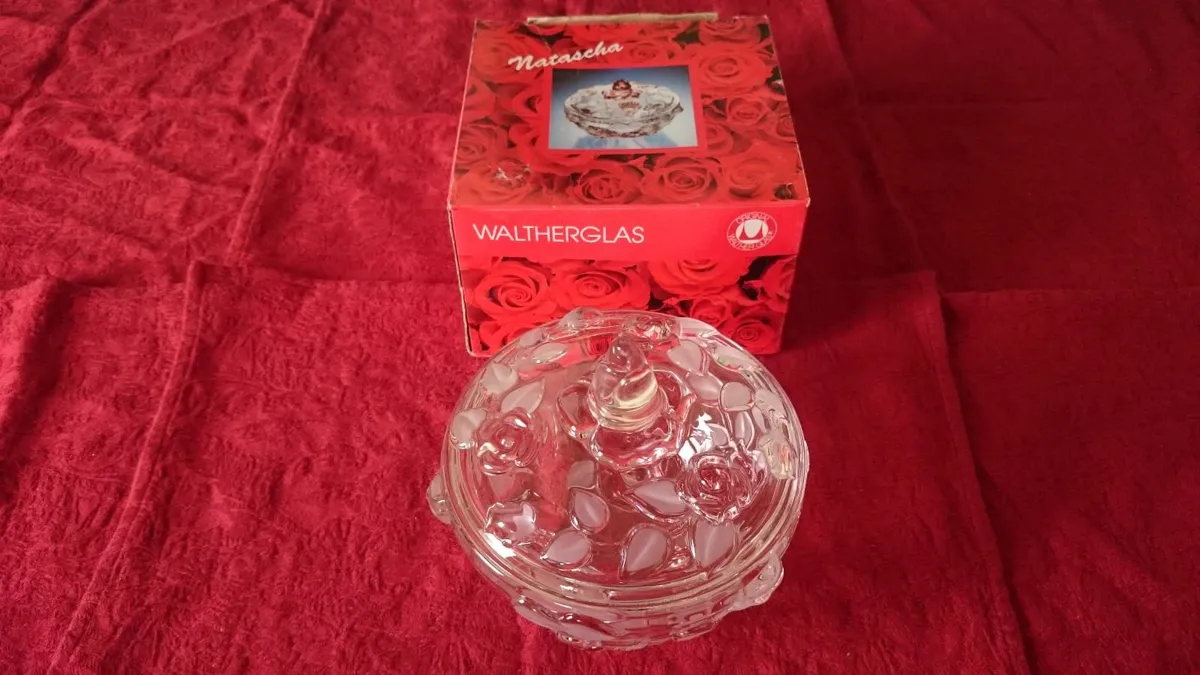 New In Box Waltherglas Germany Natascha Rose Bowl - Image 3