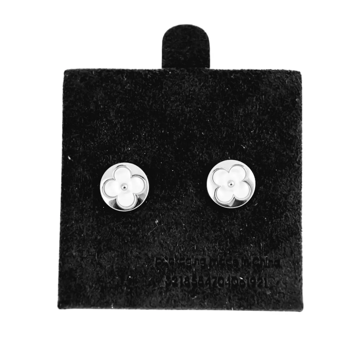 Louis Vuitton Blossom Sun Silver Stud Earrings - Image 2