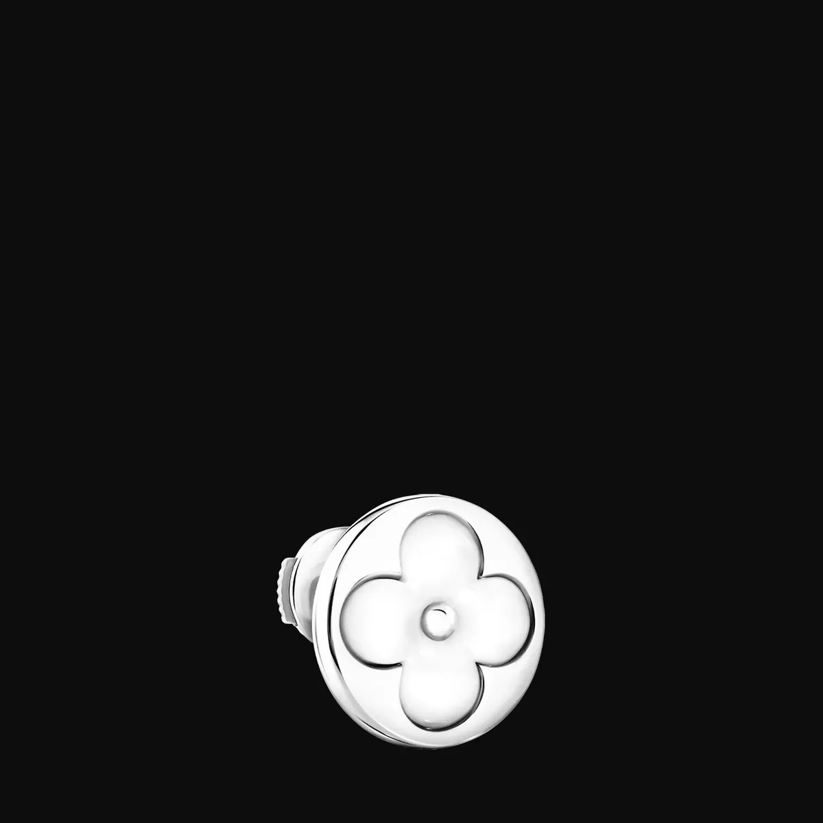 Louis Vuitton Blossom Sun Silver Stud Earrings - Image 3
