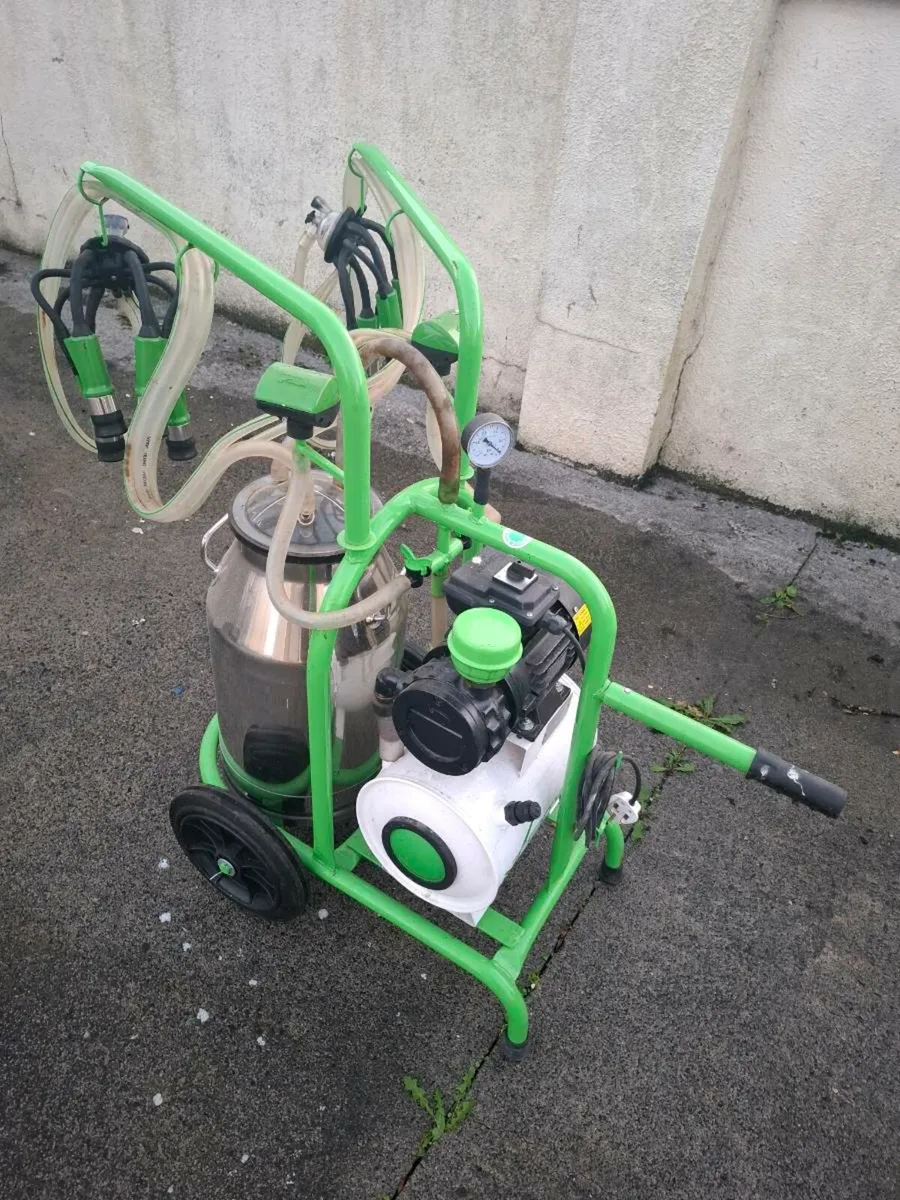 Portable milking machine double cluster - Image 2