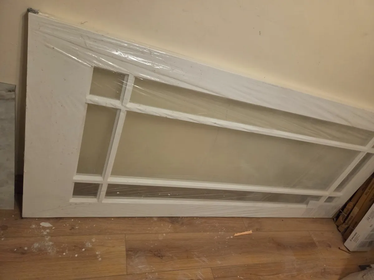 34 inch white primed door