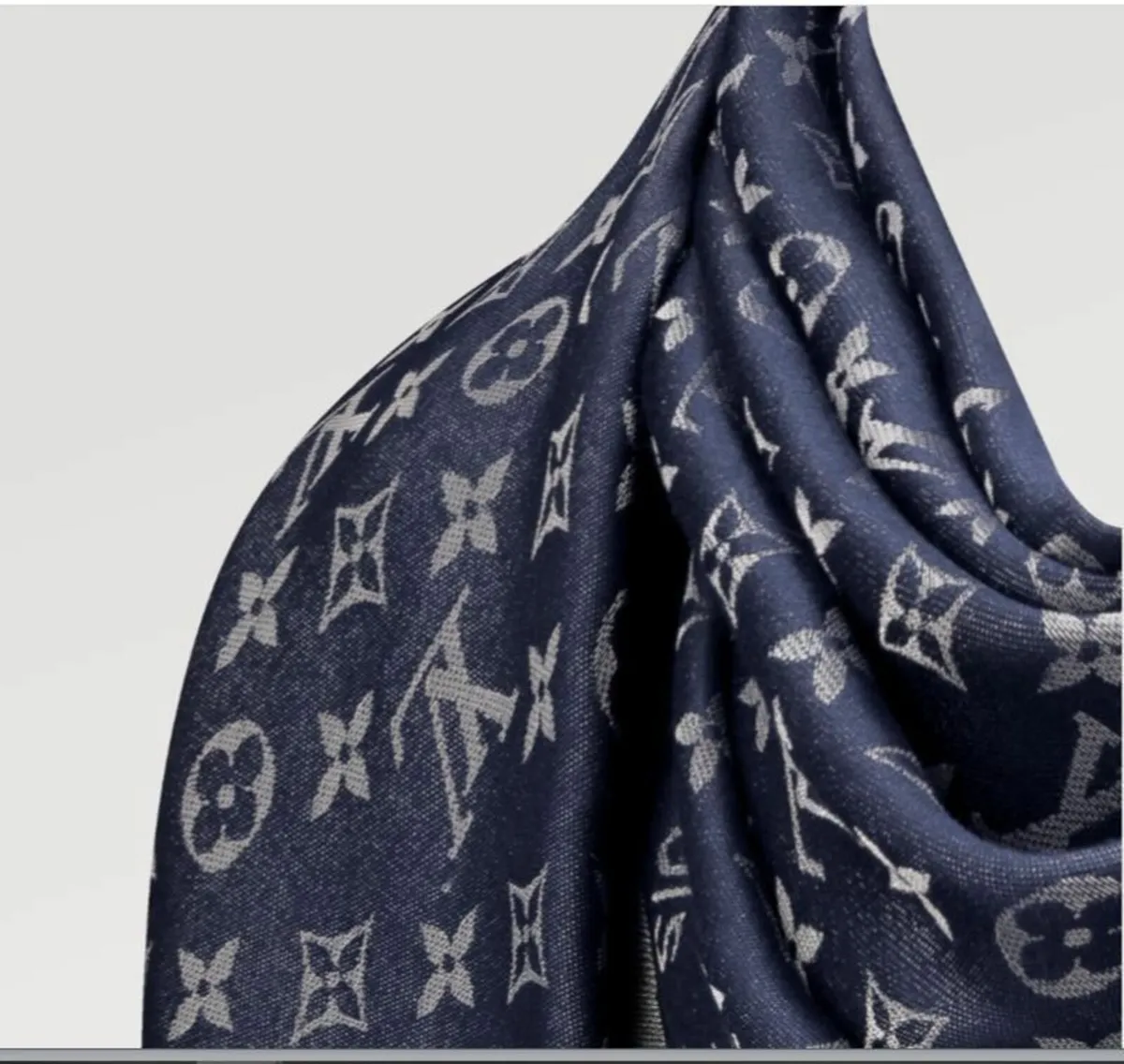 Louis Vuitton LV Monogram Lamé Shine Shawl - Image 3